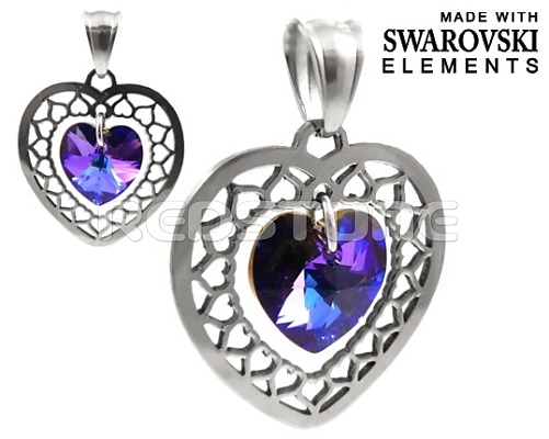 Prívesok Swarovski Elements RED813